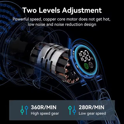 HomeGlow Power Scrubber: Cordless, Waterproof, Multi-Head Cleaning System