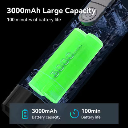 HomeGlow Power Scrubber: Cordless, Waterproof, Multi-Head Cleaning System